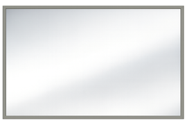 ASI 0620-7822 - Stainless Channel Frame Mirror - 78"W X 22"H