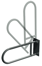 ASI 3514-P - 1-1/2" Swing Up Grab Bar - Peened Grip