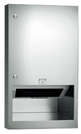 ASI 645210AC-6 - Semi-Recessed Automatic Paper Towel Dispenser - (110-240V) ASI 645210AC-6 - Semi-Recessed Automatic Paper Towel Dispenser - (110-240V)