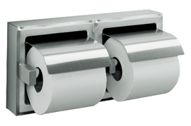 ASI 74022-HSSM - Hooded Double Toilet Tissue Holder - Satin Stainless ASI 74022-HSSM - Hooded Double Toilet Tissue Holder - Satin Stainless