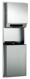 ASI 646924AC - Recessed Automatic Paper Towel Dispenser & Waste Receptacle - (110-240V) - 12 gal. ASI 646924AC - Recessed Automatic Paper Towel Dispenser & Waste Receptacle - (110-240V) - 12 gal.