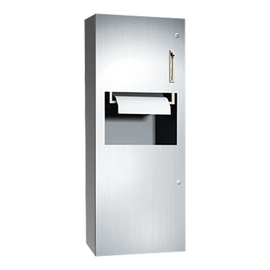ASI 64696-9 - Simplicity Paper Towel Dispenser & 9.4 gal. Waste Receptacle ASI 64696-9 - Simplicity Paper Towel Dispenser & 9.4 gal. Waste Receptacle