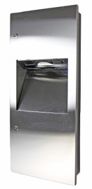 Frost 415-14C - Combination Paper Towel Dispenser & Disposal Unit