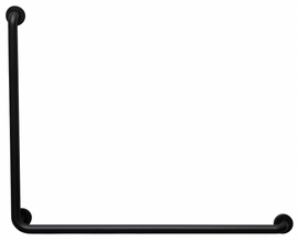 Copy of Matte Black 1 1/2″ Diameter - 30" x 40" L-Shaped Grab Bar (Knurled Grip) - Left Copy of Matte Black 1 1/2″ Diameter - 30" x 40" L-Shaped Grab Bar (Knurled Grip) - Left