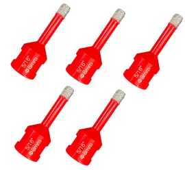 HWD - 5/16DB-5 - 5/16" (8mm) Diamond Core Drill Bit - 5 Pack