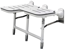 Bobrick B-918116 - Bariatric Folding Shower Seat with Legs