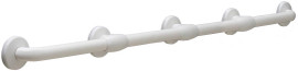 Bobrick B-980616 x 42 - 1 5/16" (33mm) Diameter Vinyl-Coated Bariatric Grab Bar with Reinforced Flanges Bobrick B-980616 x 42 - 1 5/16" (33mm) Diameter Vinyl-Coated Bariatric Grab Bar with Reinforced Flanges