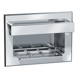 ASI 0399 - Recessed Heavy Duty Stainless Steel Soap Dish And Bar ASI 0399 - Recessed Heavy Duty Stainless Steel Soap Dish And Bar