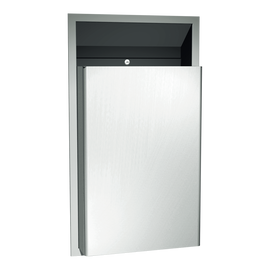 ASI 0458-DX - Semi-Recessed Waste Receptacle