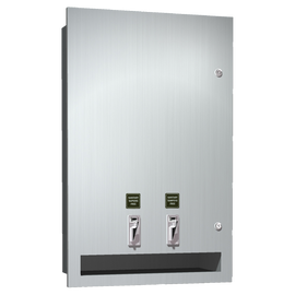 ASI 04684 - Recessed Dual Napkin/Tampon Dispenser