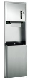 ASI 04692 - Roll Paper Towel Dispenser and Waste Receptacle ASI 04692 - Roll Paper Towel Dispenser and Waste Receptacle
