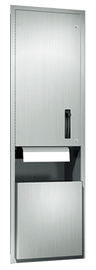 ASI 046921 - Roll Paper Towel Dispenser and Waste Receptacle