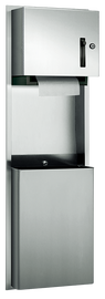 ASI 046924 - Roll Towel Dispenser and Waste Receptacle