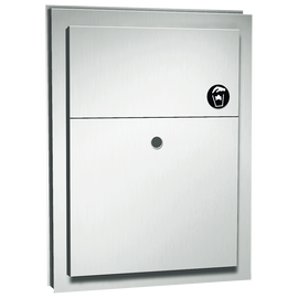ASI 0472 - Partition Mounted Dual Access Napkin Disposal