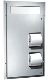 ASI 0484 - Dual Access Seat Cover and Toilet Tissue Dispenser