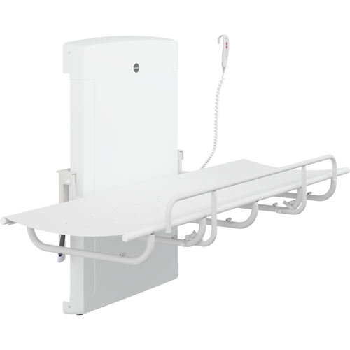 Pressalit SCT 1000 - Powered Adult Change Table with Safety Rail (71" Long)