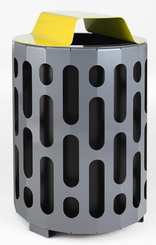 Frost 2020-Yellow - Stingray Indoor / Outdoor Waste Receptacle