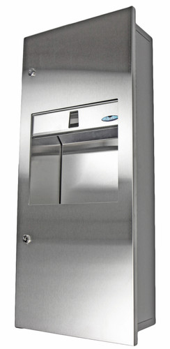 Frost 415 - Combination Paper Towel Dispenser & Disposal Unit