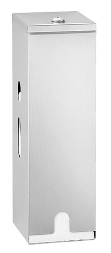 Bobrick B-27313 - Surface-Mounted Three Roll Toilet Tissue Dispenser