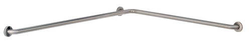 Bobrick B-6897.99 - Toilet Grab Bar - 42"x54" (Peened)