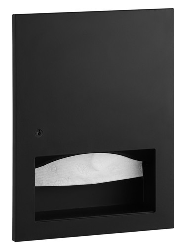 Bobrick B-359033.MBLK - Recessed Paper Towel Dispenser (Matte Black)