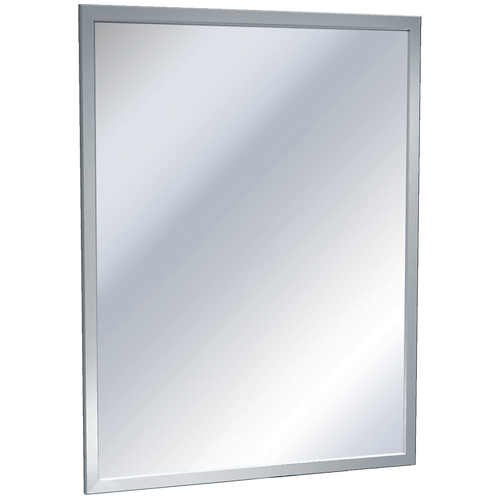 ASI 0600-3048 - Stainless Welded Frame Mirror - 30"W X 48"H