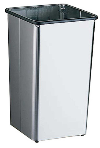 Bobrick B-2260 - Floor-Standing Waste Receptacle with Open Top