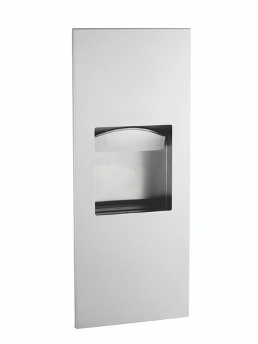 Bobrick B-36903 - TrimLineSeries Recessed Paper Towel Dispenser/Waste Receptacle