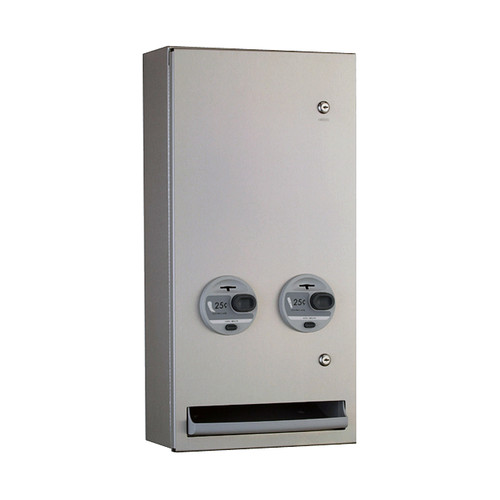 Bobrick B-370639 50 - TrimLineSeries Surface-Mounted Napkin / Tampon Vendor