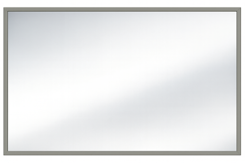 ASI 0620-7854 - Stainless Channel Frame Mirror - 78"W X 54"H