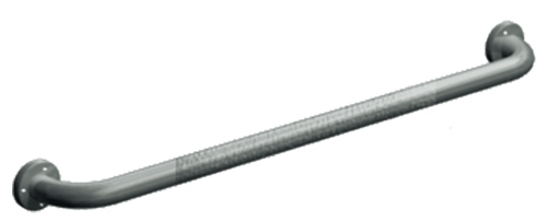 ASI 3501-30P - 1-1/2" Grab Bar with Exposed Flange - 30” (Peened Grip)