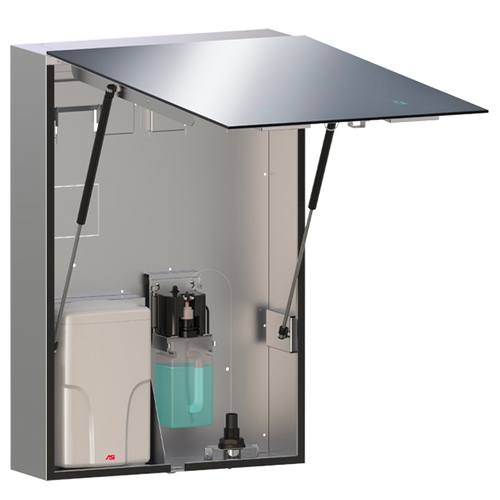 ASI 0661-2 - Velare Mirror Cabinet c/w Liquid Soap Dispenser + Hand Dryer (208-220V) ASI 0661-2 - Velare Mirror Cabinet c/w Liquid Soap Dispenser + Hand Dryer (208-220V)