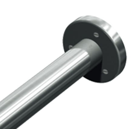 ASI 1204-1 - Shower Curtain Rod End Flanges - 2 per set