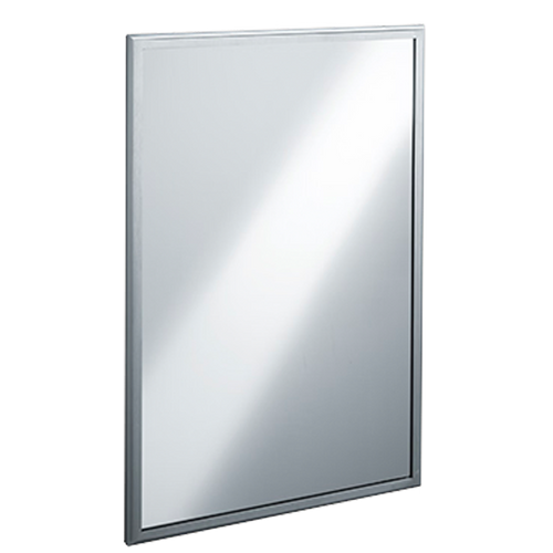 ASI 20650-B1830 - Roval Stainless Welded Frame Mirror - Tempered Glass (-B) - 18"W X 30"H