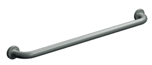 ASI 3401-12 - 1-1/4" Grab Bar with Exposed Flange - 12” (Smooth Grip)