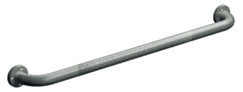 ASI 3501-42P - 1-1/2" Grab Bar with Exposed Flange - 42” (Peened Grip)
