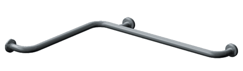 ASI 3756 - 1-1/4" Grab Bar with Concealed Flange - Smooth Grip, 54” x 36” 