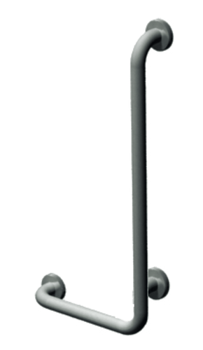 ASI 3804-R - 1-1/2" L-Shaped Grab Bar - 16” x 32” - Right Hand (Smooth Grip)