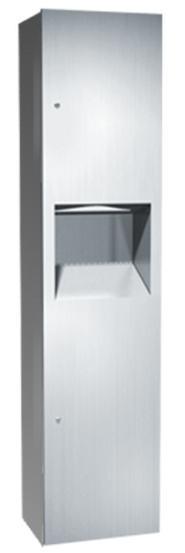 ASI 64676-9 - Paper Towel Dispenser & 7 gal. Waste Receptacle ASI 64676-9 - Paper Towel Dispenser & 7 gal. Waste Receptacle