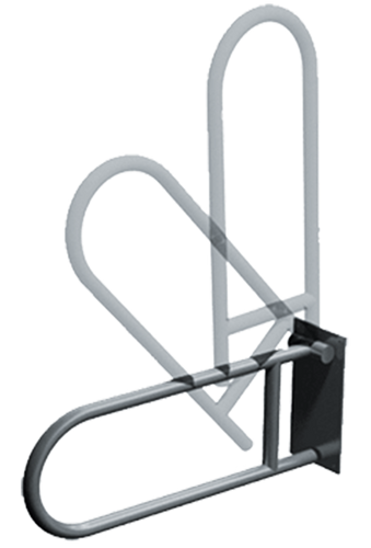 ASI 3514 - 1-1/2" Swing Up Grab Bar - Smooth Grip