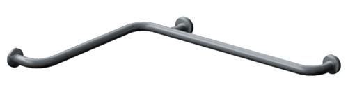 ASI 3760 - 1-1/4" Grab Bar with Concealed Flange - Smooth Grip, 30” x 18” 