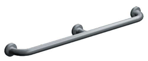 ASI 3702-54 - 1-1/4" Grab Bar with Concealed Flange Covers - 54” (Smooth Grip)