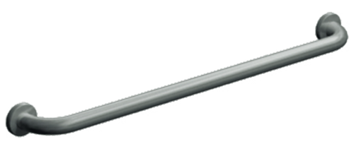 ASI 3501-18 - 1-1/2" Grab Bar with Exposed Flange - 18” (Smooth Grip)