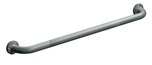 ASI 3401-36P - 1-1/4" Grab Bar with Exposed Flange - 36” (Peened Grip)