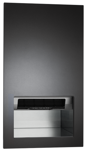 ASI 645210AC-41 - Piatto Matte Black Recessed Automatic Paper Towel Dispenser - AC Power