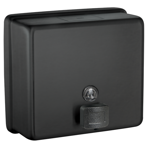 ASI 9343-41 - Matte Black Liquid Soap Dispenser - 48 oz. ASI 9343-41 - Matte Black Liquid Soap Dispenser - 48 oz.
