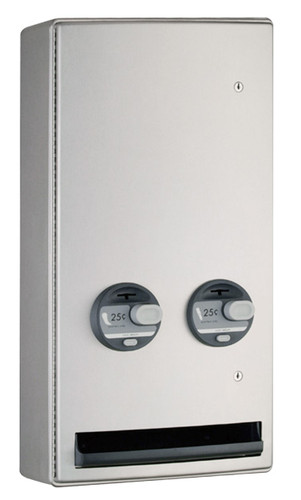 Bobrick B-47069 25 - ConturaSeries Surface-Mounted Napkin / Tampon Vendor