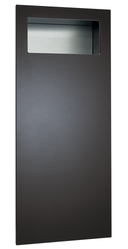 ASI 6474-41 - Piatto Matte Black Recessed Waste Receptacle