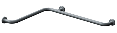 ASI 3856 - 1-1/2" Grab Bar with Concealed Flange - Smooth Grip, 54” x 36” 