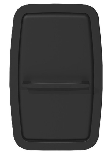 Koala Kare KB311-SSRE-MBLK - Vertical Matte Black Recess Mounted Baby Changing Station